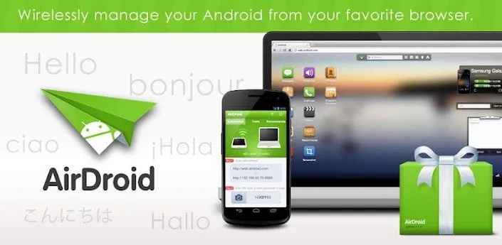 AirDroid para dispositivos Android AirDroid para dispositivos Android
